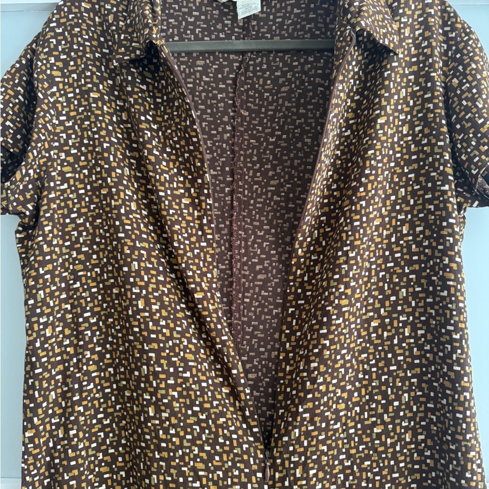 Vintage Express Retro Chic Shirt Dress - Picture 4 of 6